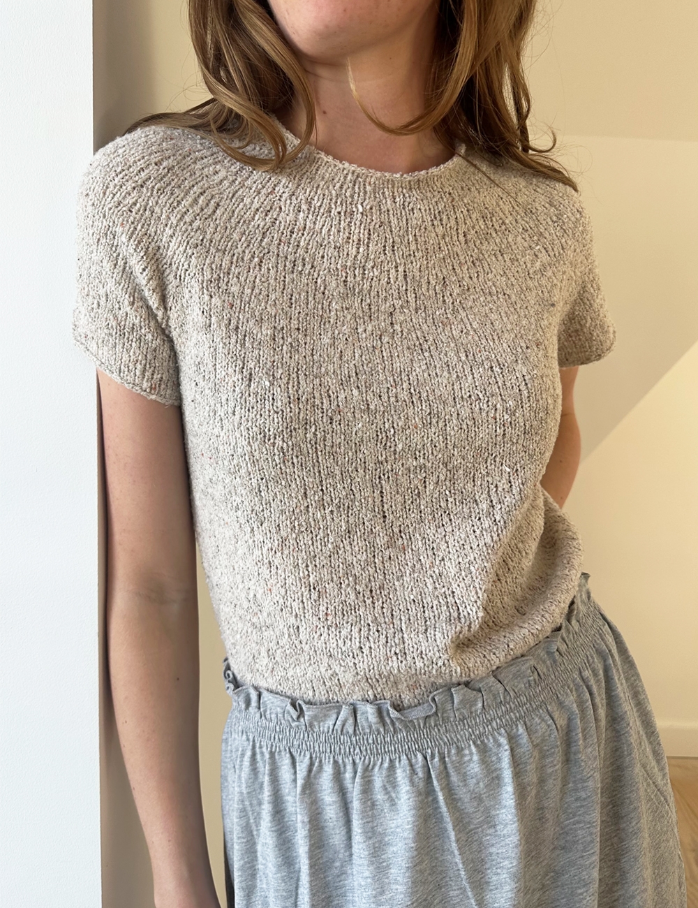 Plain Yoke Tee 19 knitting pattern (english) - leknit